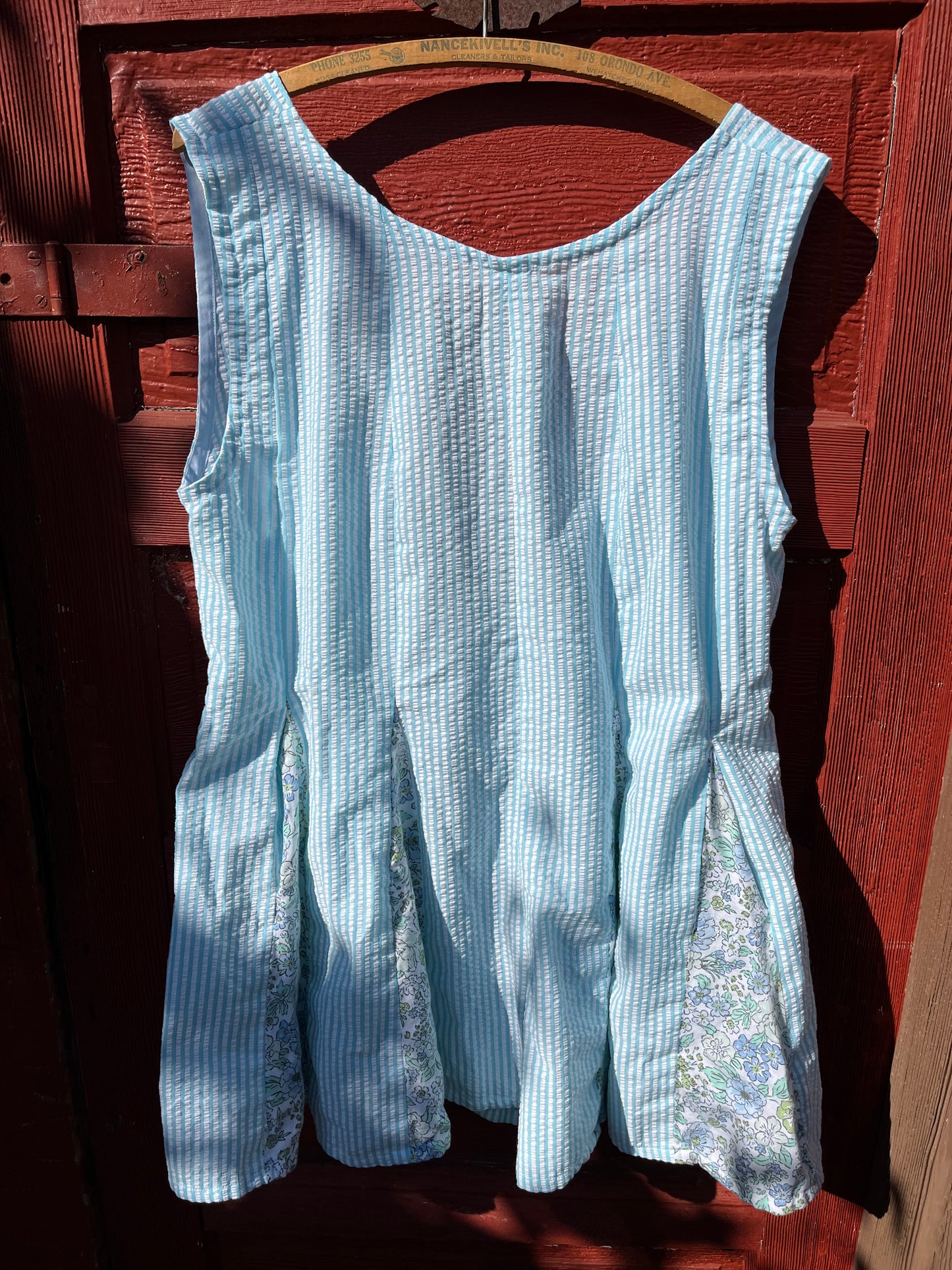 Seersucker Hollyhock Romper