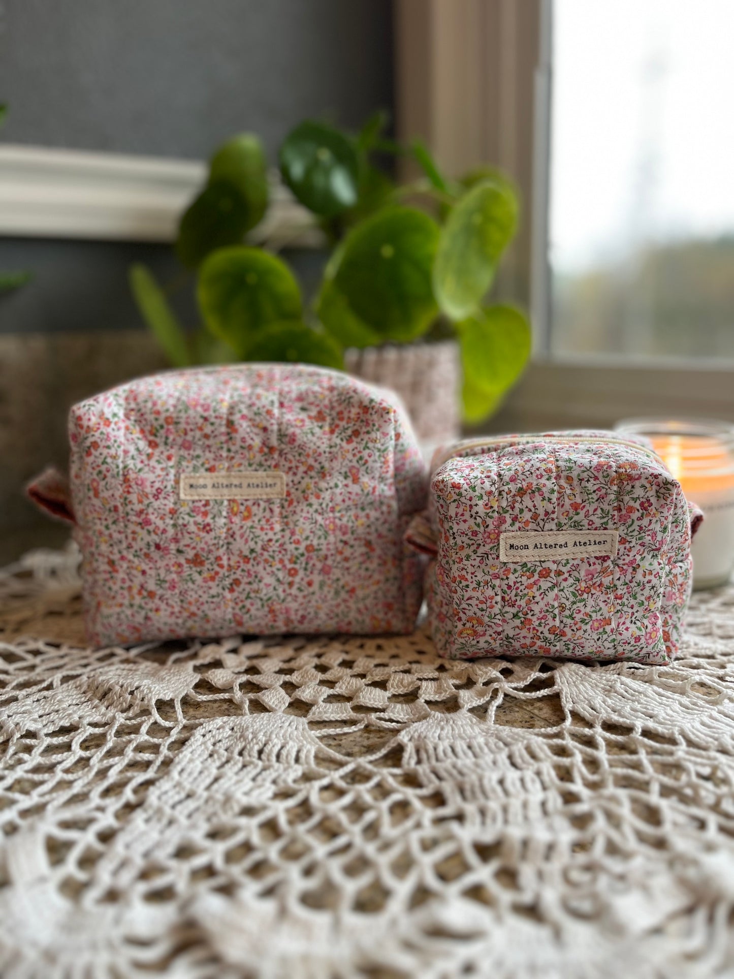 Medium and Mini Makeup Bag Set