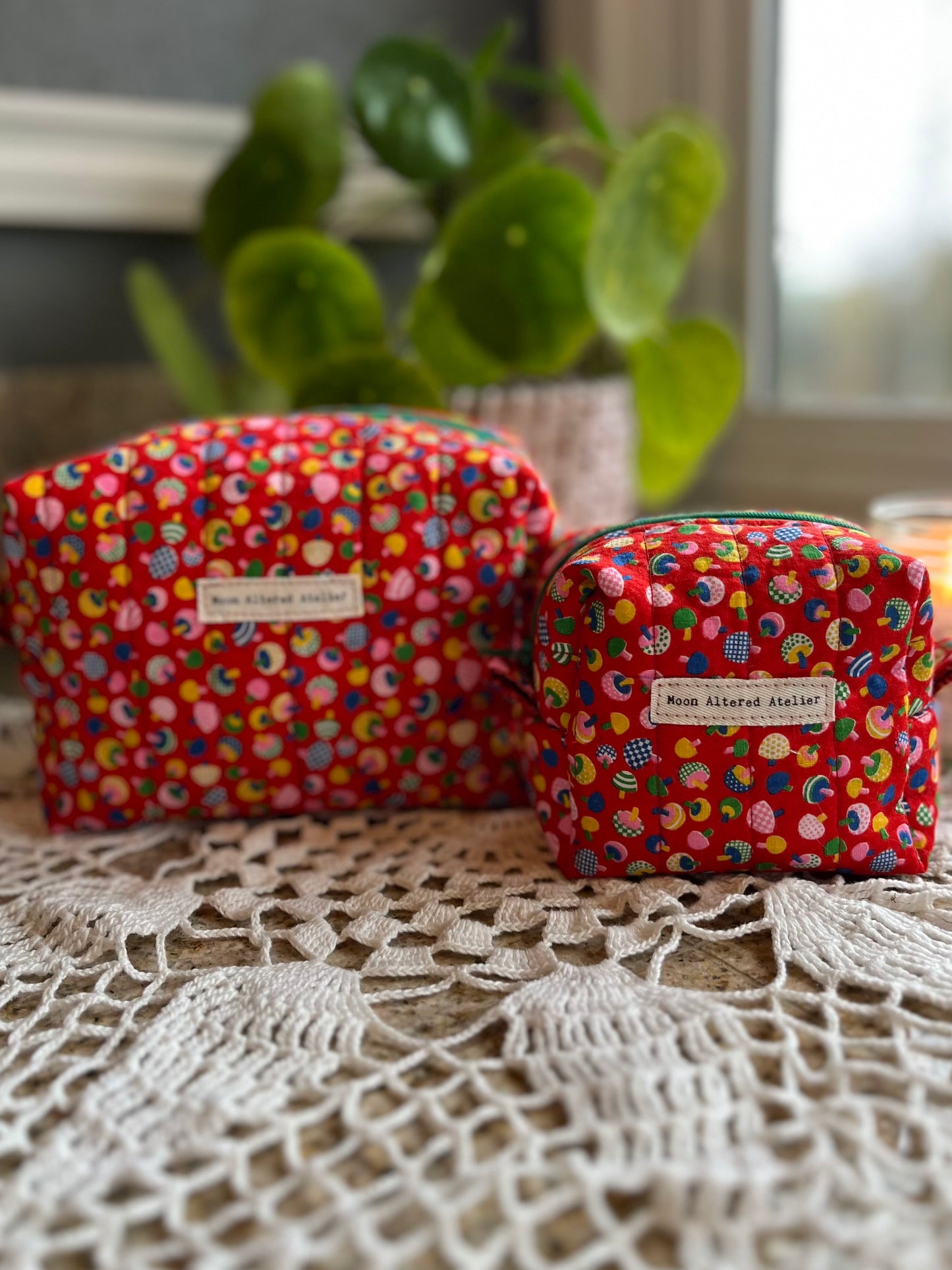 Medium and Mini Makeup Bag Set