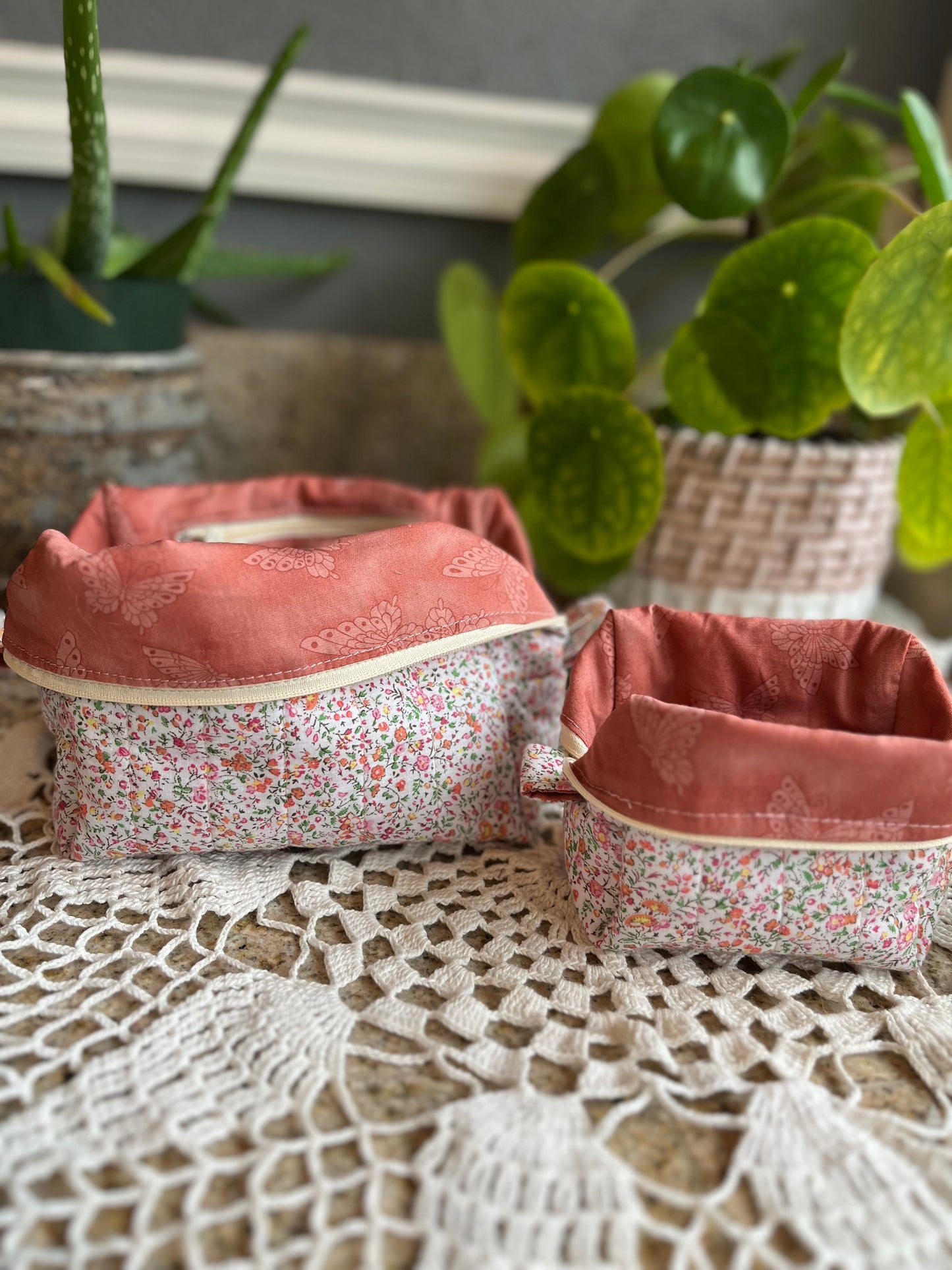 Medium and Mini Makeup Bag Set